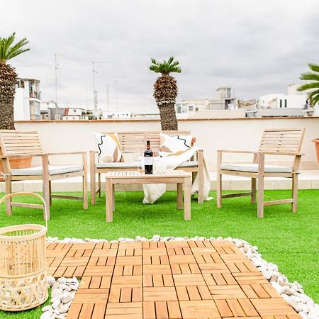Apulialux Private 100Mq Rooftop Oasis W Jacuzzi Bari Exterior foto